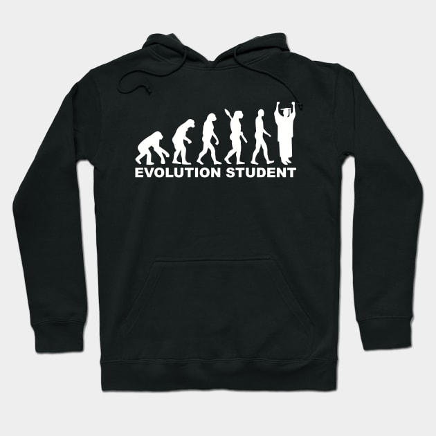 Student evolution Hoodie by Designzz